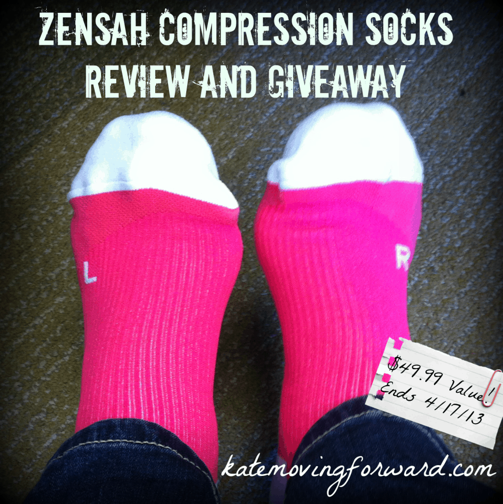 zensah compression socks review and giveaway
