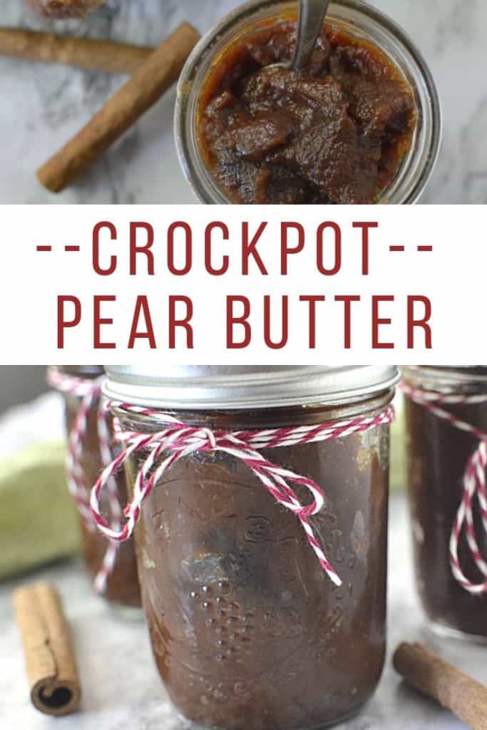 Crockpot Pear Butter