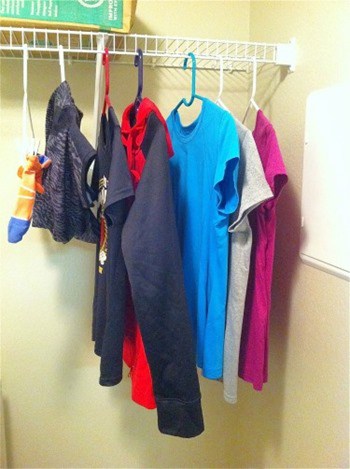 Sorting your workout clothes