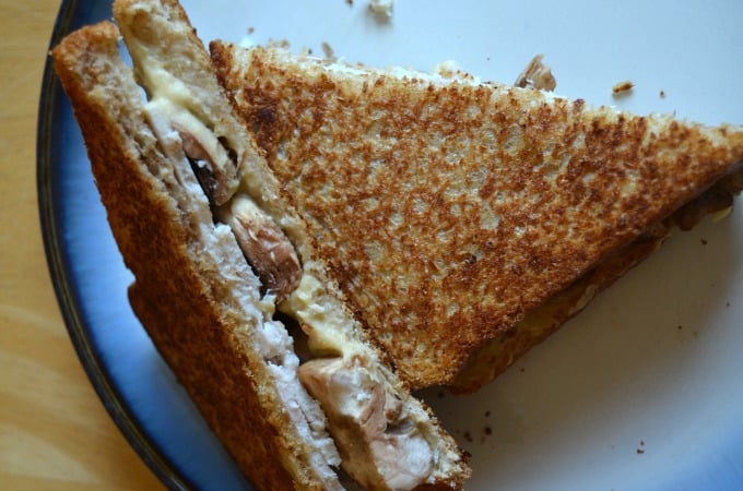 Grilled Turkey and Mushroom Sandwich