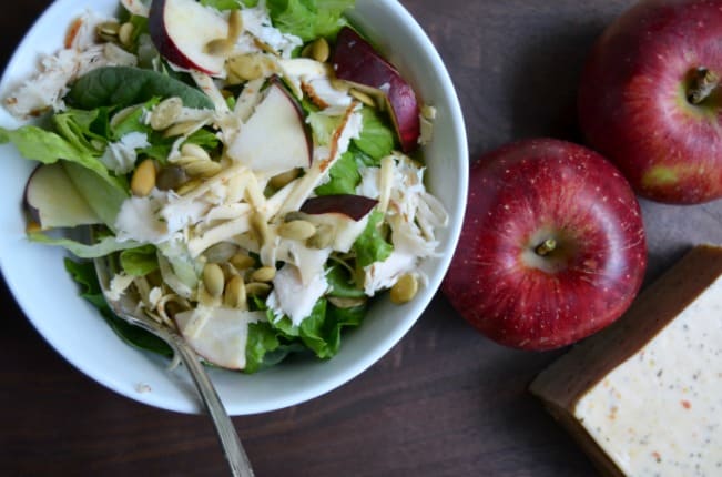Harvest Salad with apples