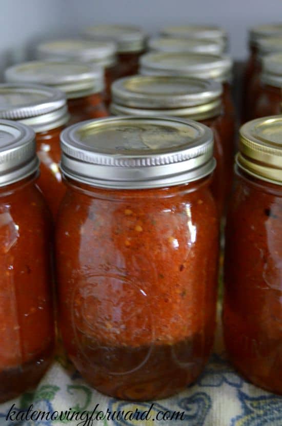 canning tomato sauce at home
