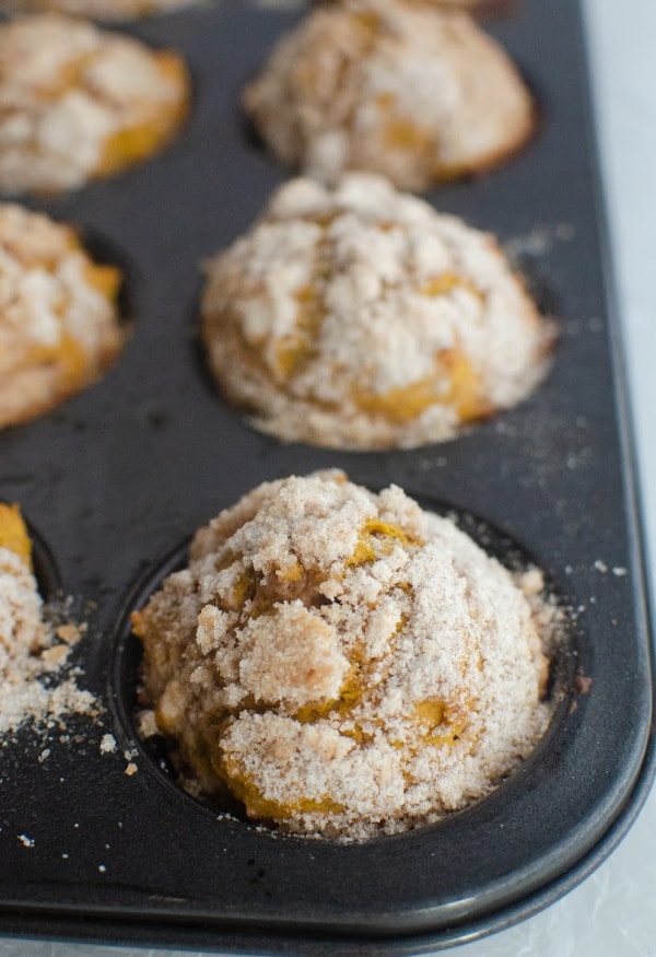 Pumpkin Muffins Healthy in a muffin tin